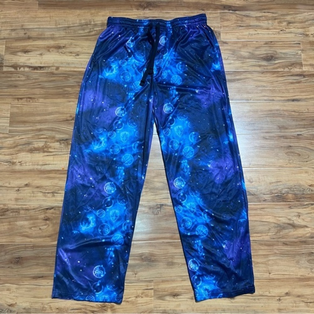 Marvel Mens Avengers Infinity War Galactic Print Sleep Pants Pajama Bottoms XL